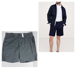 BANANA REPUBLIC Temp Regulating Gray Shorts NWT